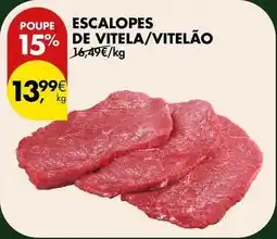 Pingo Doce Escalopes de vitela/vitelao promoção