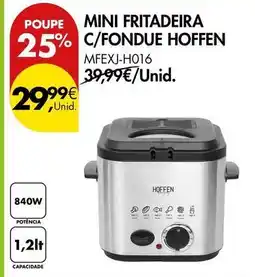Pingo Doce Hoffen - mini fritadeira c/fondue promoção