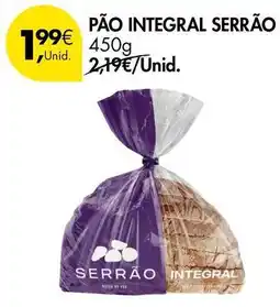 Pingo Doce Pão integral promoção