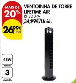 Pingo Doce Ventoinha de torre air promoção