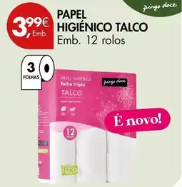 Pingo Doce Eco+ - papel higienico talco promoção