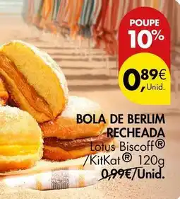 Pingo Doce Lotus - bola de berlim recheada promoção