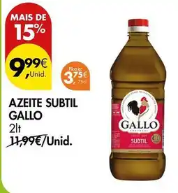 Pingo Doce Gallo - azeite subtil promoção