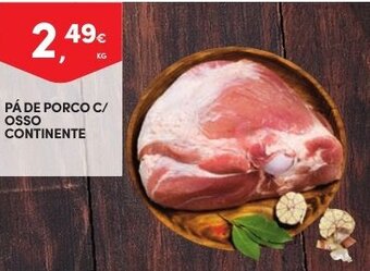 Continente Pá de Porco C/ Osso Continente promoção