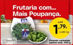 Froiz Pimento variedade padrón emb. promoção