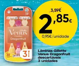 Froiz Lâminas gillette venus dragonfruit promoção