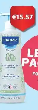 Auchan Mustela - eau nettoyante promoção