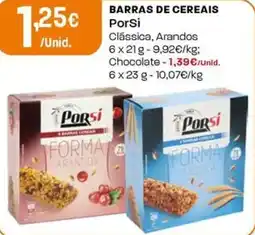 Intermarché Barras de cereais porsi promoção