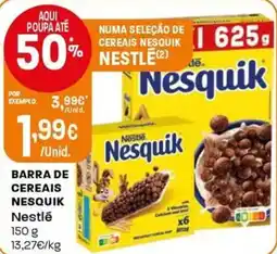 Intermarché Barra de cereais nesquik nestlé promoção
