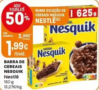 Intermarché Barra de cereais nesquik nestlé promoção