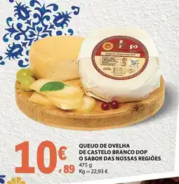 E.Leclerc Queijo de ovelha de castelo branco dop promoção
