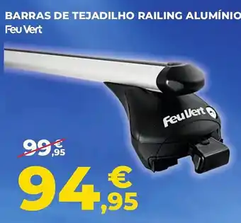 Barras de tejadilho railing alumínio feu vert