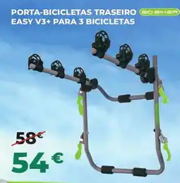 Feu Vert porta-bicicletas traseiro easy v3+ para 3 bicicletas go biker promoção
