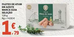 E.Leclerc filetes de atum marca guia seleção promoção