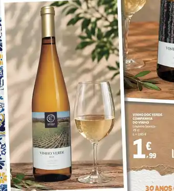 E.Leclerc Vinho doc verde companhia do vinho loureiro branco promoção