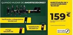Feu Vert Substituição de 2 amortecedores monroe promoção