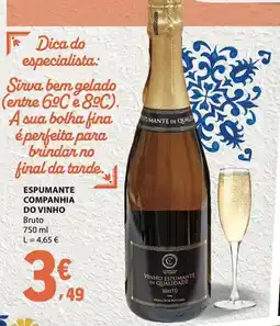 E.Leclerc Espumante companhia do vinho bruto promoção