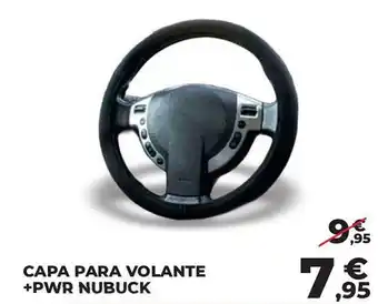 Capa para volante +pwr nubuck
