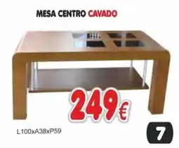 BragaJAV Mesa centro cavado promoção