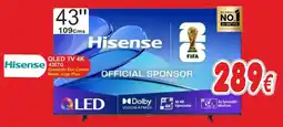 BragaJAV Hisense QLED TV 4K 43E7Q promoção
