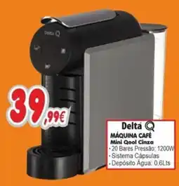 BragaJAV Delta Q máquina café mini qool cinza promoção