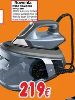 BragaJAV Rowenta ferro c/caldeira promoção