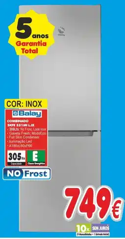 BragaJAV Balay refrigerador combinado promoção