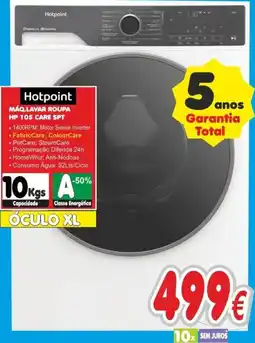 BragaJAV Hotpoint máquina lavar roupa hp 105 care spt promoção