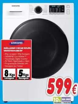 BragaJAV Máquina de lavar e secar roupa Samsung promoção