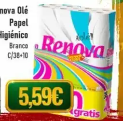 Belita Renova papel higiénico branco promoção