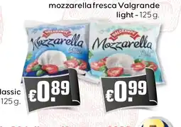 Bolama mozzarella fresca valgrande promoção