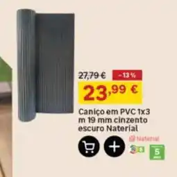 Leroy Merlin Canício em pvc 1x3 m 19 mm cinzento escuro naterial promoção