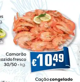Bolama Camarão cozido fresco promoção