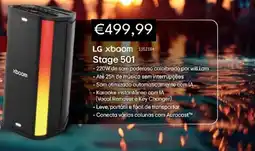 Radio Popular lg xboom stage 501 promoção
