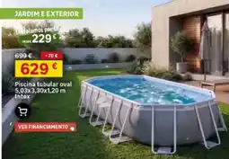 Leroy Merlin Piscina tubular oval Intex promoção