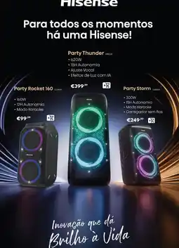 Radio Popular Hisense party rocket 160 promoção
