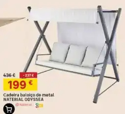 Leroy Merlin cadeira baloiço de metal naterial odyssea promoção