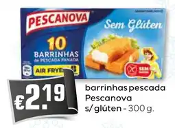 Bolama barrinhas pescada Pescanova s/glúten promoção