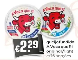 Bolama a vaca que ri queijo fundido original/light promoção