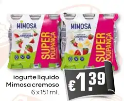 Bolama iogurte líquido mimosa cremoso promoção