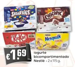 Bolama iogurte bicompartmentado Nestlé promoção