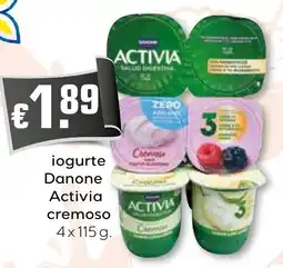 Bolama iogurte Danone Activia cremoso promoção