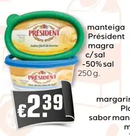 Bolama manteiga president magra c/sal promoção