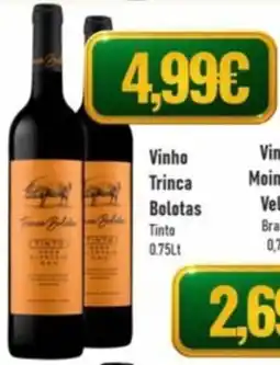 Belita Vinho Trinca Bolotas promoção