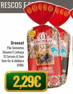 Belita Oroweat pão sementes sésamo e linhaça promoção