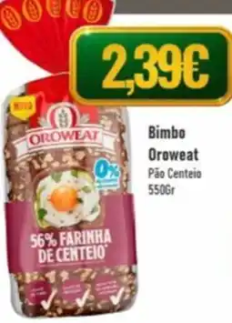Belita Bimbo Oroweat Pão Centeio promoção