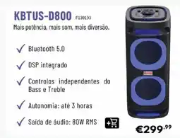 Radio Popular Kbtus-d800 promoção