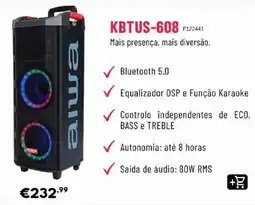 Radio Popular Aiwa Kbtus-608 promoção