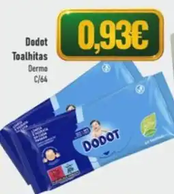 Belita Dodot toalhitas dermo c/64 promoção