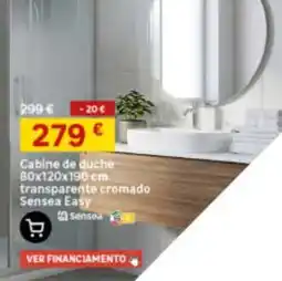 Leroy Merlin Cabine de duche Sensea Easy promoção